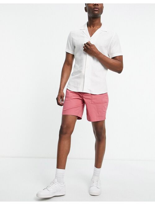 Polo Ralph Lauren poplin chino shorts in red with pony logo