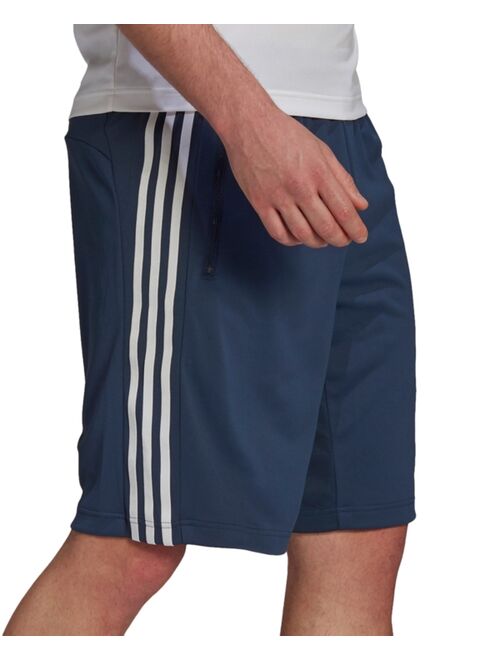 adidas Men's PrimeBlue Designed 2 Move 10" 3-Stripes Shorts