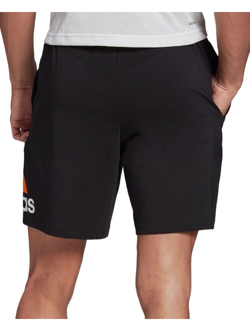 adidas Men's Essentials Regular-Fit Logo-Print Shorts