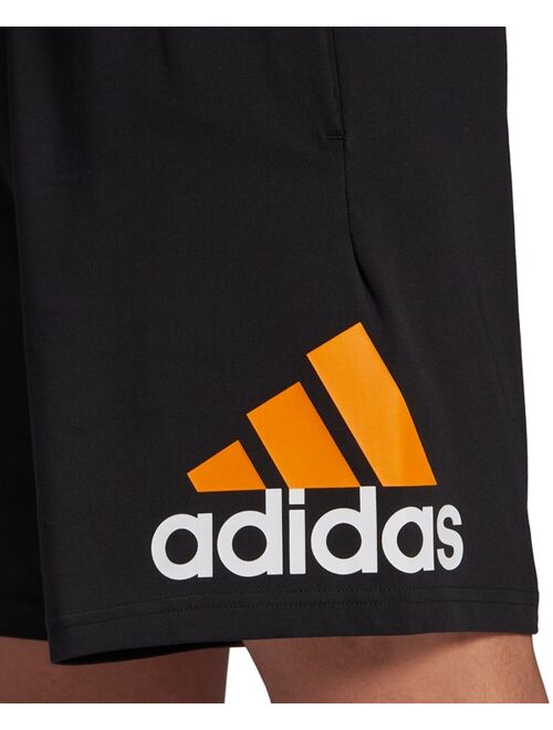 adidas Men's Essentials Regular-Fit Logo-Print Shorts