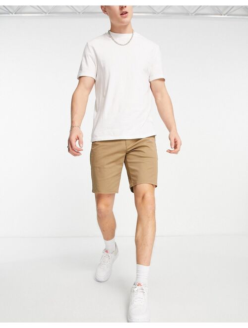 Farah Hawk chino shorts in stone