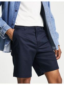 Selected Homme loose fit chino shorts in navy