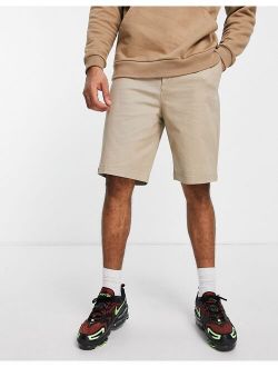 relaxed chino short in stone