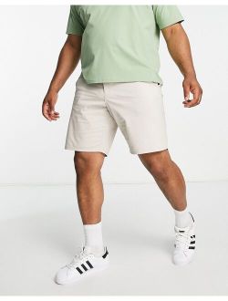 Plus slim fit chino shorts in beige