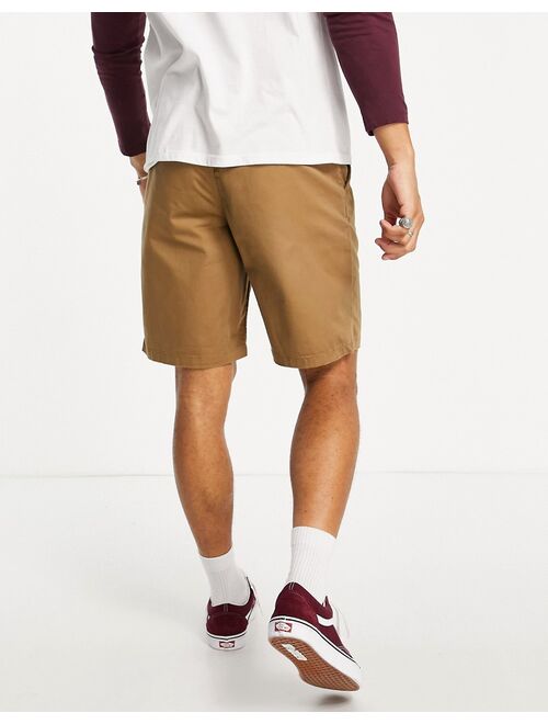 Vans Authentic relaxed fit chino shorts in beige