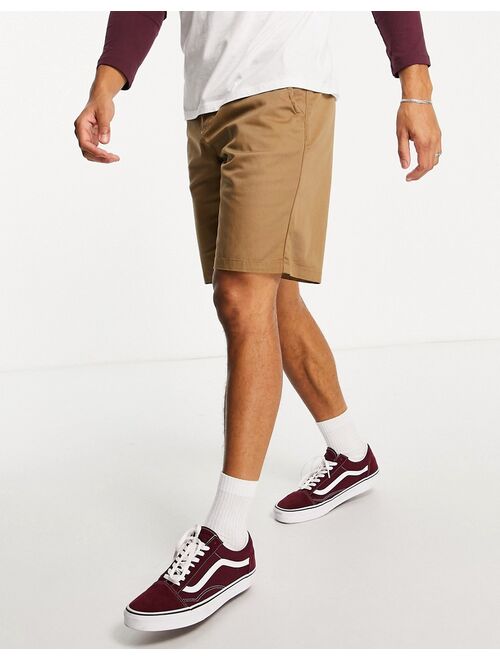 Vans Authentic relaxed fit chino shorts in beige