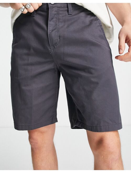 Vans relaxed fit authentic chino shorts in charcoal