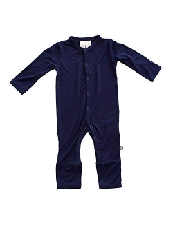 KYTE BABY Unisex Soft Bamboo Rayon Rompers, Snap Closure, 0-24 Months