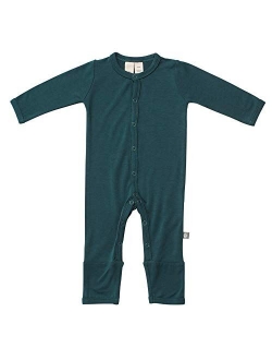 KYTE BABY Unisex Soft Bamboo Rayon Rompers, Snap Closure, 0-24 Months