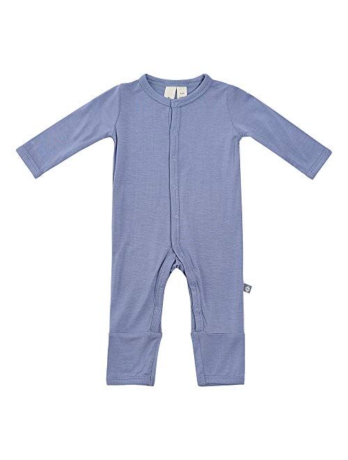 KYTE BABY Unisex Soft Bamboo Rayon Rompers, Snap Closure, 0-24 Months