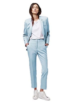 Lilis Women's Slim 2 Piece Casual Suits Office Lady Blazer Pants & Jacket Suits Set