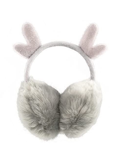 XIAOHAWANG Winter Earmuffs for Kids Girl Warm Ear Muffs Baby Boy Plush Padded Ear Warmer