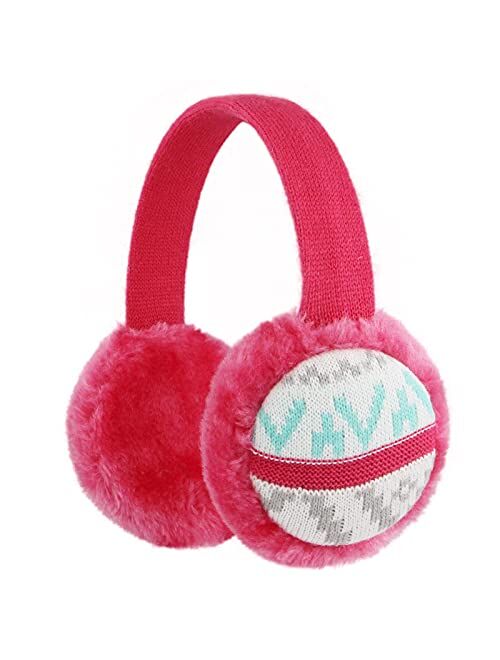 XIAOHAWANG Winter Earmuffs for Kids Girl Warm Ear Muffs Baby Boy Plush Padded Ear Warmer