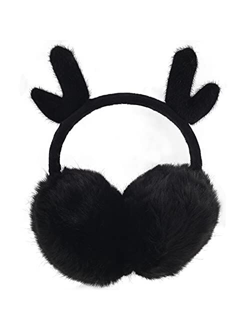 XIAOHAWANG Winter Earmuffs for Kids Girl Warm Ear Muffs Baby Boy Plush Padded Ear Warmer