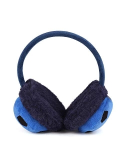 IPENNY Kids Winter Warm Soft Plush Earmuffs Boys Girls Soccer Ear Warmer for Outdoor