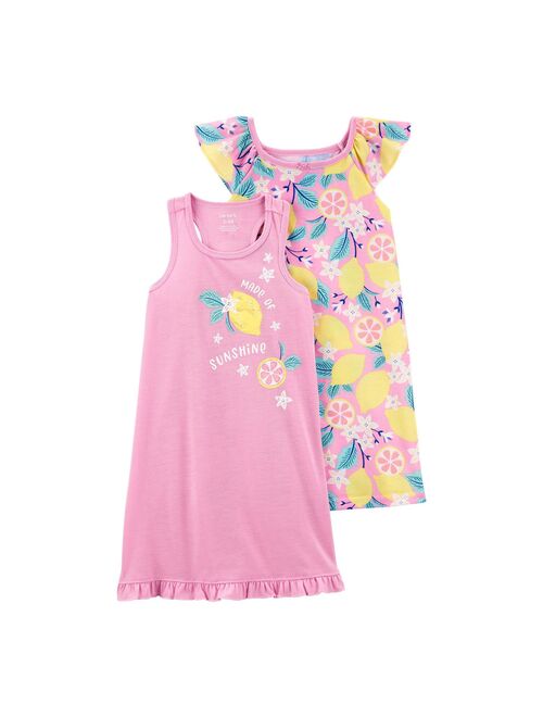 Girls 4-14 Carter's 2-Pack Nightgowns