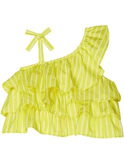 Asymmetrical Ruffle Top (Big Kids)