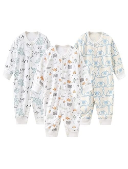 MAMIMAKA Baby Boy Baby Girl Clothes Newborn Outfits Pajamas Sleep and Play