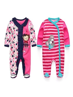 MAMIMAKA Baby Boy Baby Girl Clothes Newborn Outfits Pajamas Sleep and Play