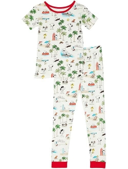 Kids Short Sleeve Snug Fit PJ Set (Toddler/Little Kids/Big Kids)