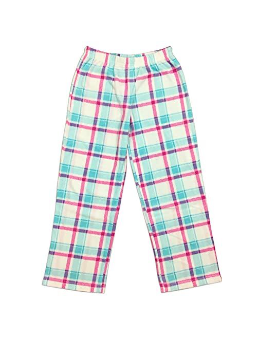 Mad Dog Concepts Mad Dog Girl’s 3 Pack Soft Micro Fleece Fashion Sleepwear Lounge Pajama Pants Stretch Waist