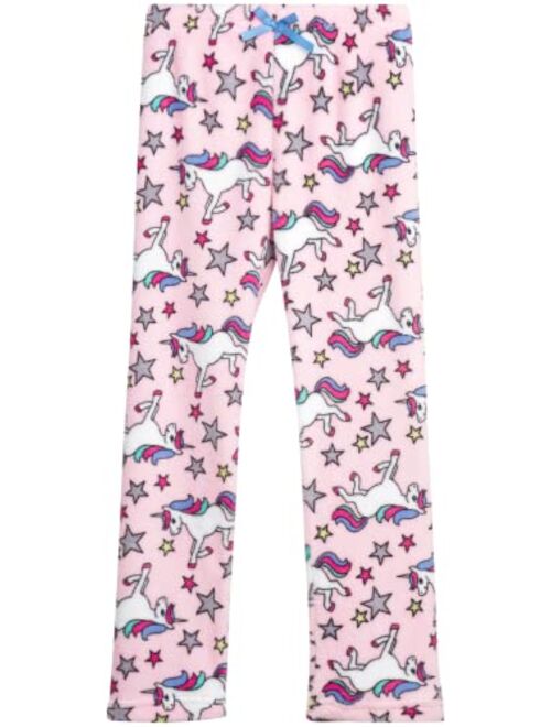 Limited Too Girls' Pajama Bottoms - Plush Fleece Sleepwear Lounge Pants (Size: 7-16)