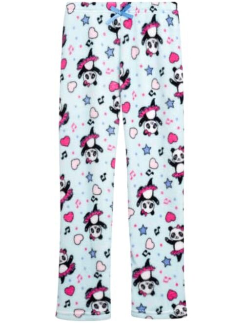 Limited Too Girls' Pajama Bottoms - Plush Fleece Sleepwear Lounge Pants (Size: 7-16)