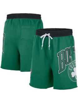 Men's Kelly Green Boston Celtics 75th Anniversary Courtside Fleece Shorts