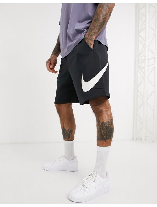 Nike Club Fleece HBR shorts in black