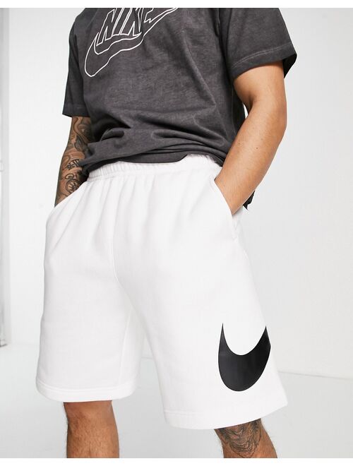 Nike Club shorts in white