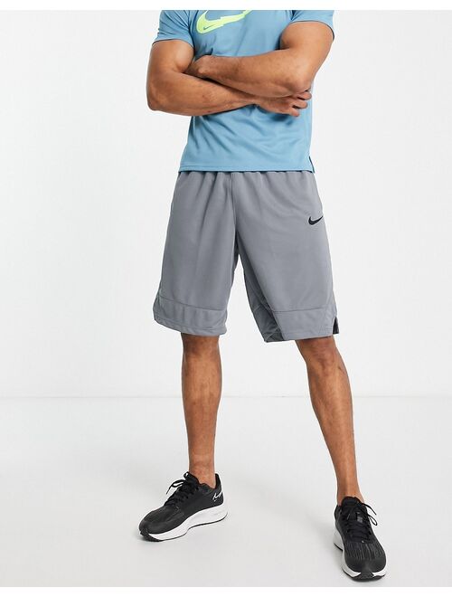 Nike Basketball Dri-FIT Icon shorts in gray