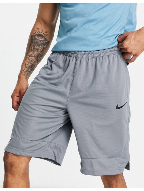 Nike Basketball Dri-FIT Icon shorts in gray