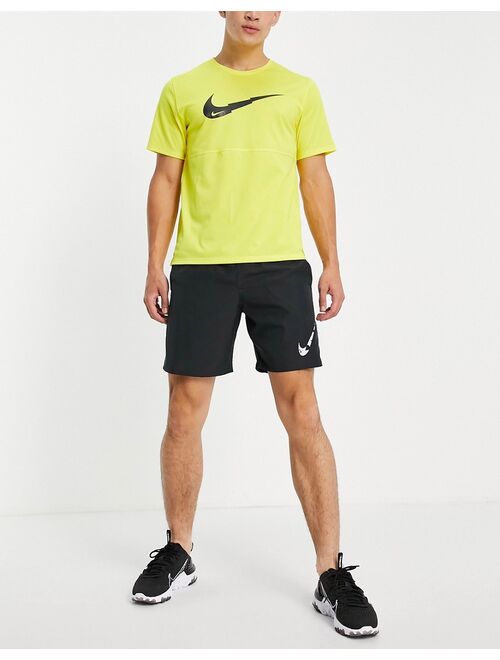 Nike Running Dri-FIT 7-inch colorblock shorts in black