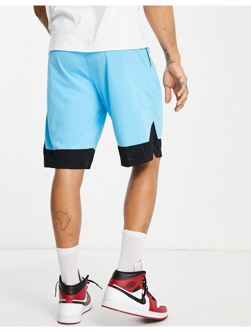 Nike Basketball Dri-FIT Icon polyknit mesh shorts in aqua