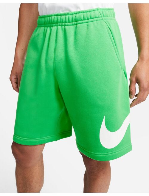 Nike Club Fleece HBR shorts in green