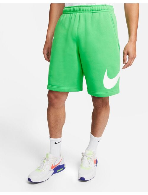 Nike Club Fleece HBR shorts in green