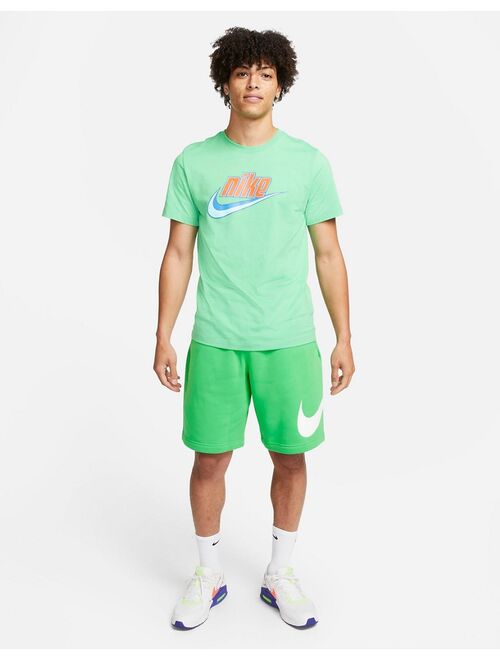 Nike Club Fleece HBR shorts in green