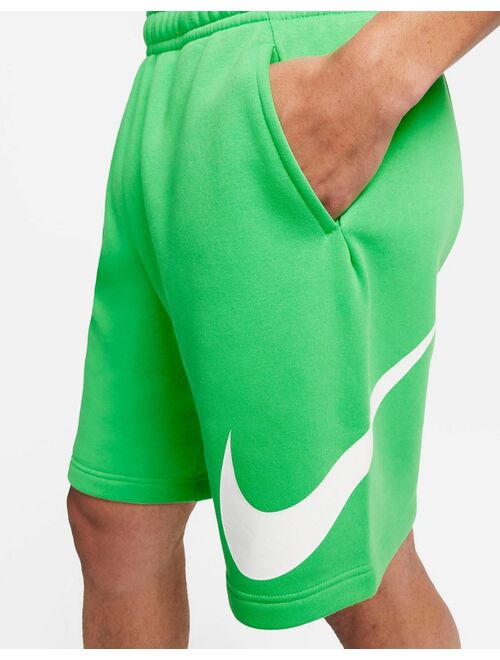 Nike Club Fleece HBR shorts in green