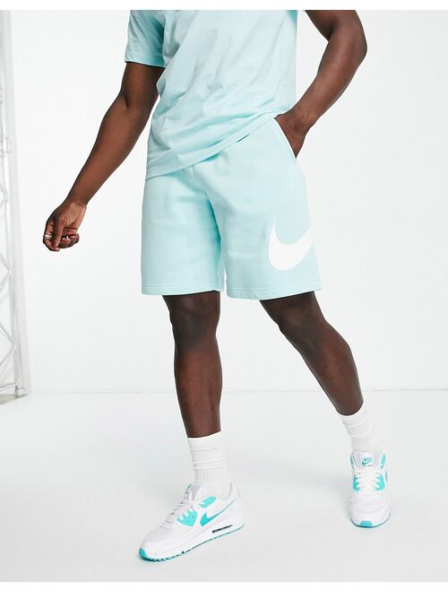 Nike Club shorts in aqua