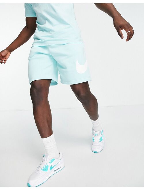 Nike Club shorts in aqua