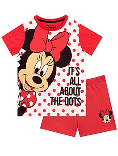 Disney Girls' Short Pajamas Minnie Mouse