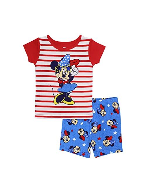 Disney Kids' Baby Minnie and Mickey Seasonal Cotton Pajamas