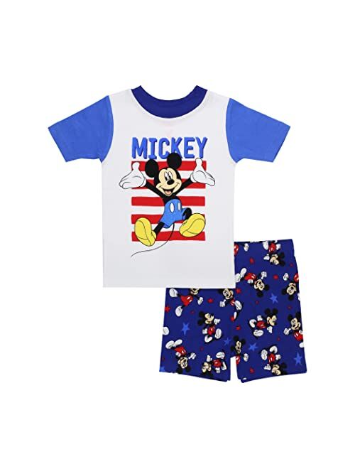 Disney Kids' Baby Minnie and Mickey Seasonal Cotton Pajamas