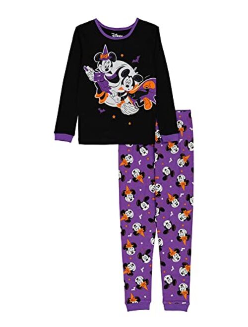 Disney Kids' Baby Minnie and Mickey Seasonal Cotton Pajamas