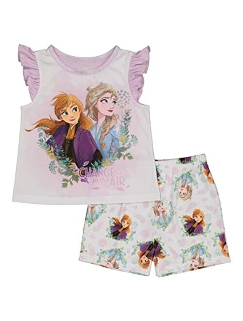 Disney Girls' Frozen Pajama Set