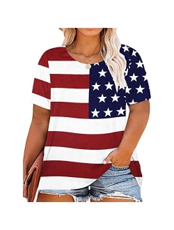 Chulianyouhuo Women's American Flag Patriotic Tank Tops Summer Sleeveless Casual Funny 4th of July Shirt Tee