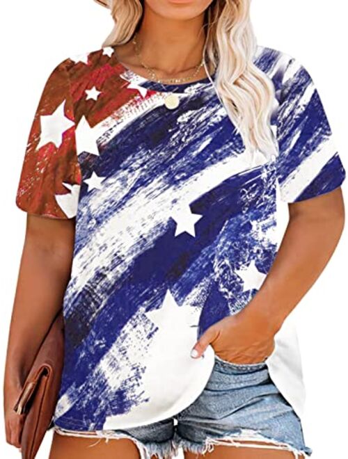 Chulianyouhuo Women's American Flag Patriotic Tank Tops Summer Sleeveless Casual Funny 4th of July Shirt Tee