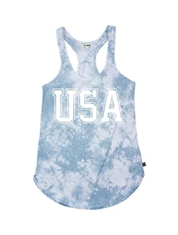 Tank Top for Women with Game Changing Patriotic Animal Themed Womens Tops
