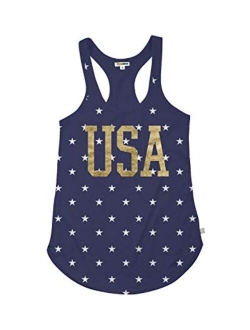 Tank Top for Women with Game Changing Patriotic Animal Themed Womens Tops