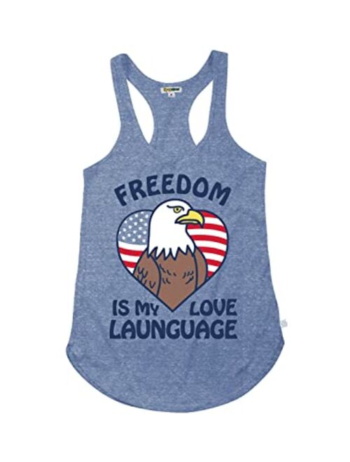 Tipsy Elves Tank Top for Women with Game Changing Patriotic Animal Themed Women’s Tops